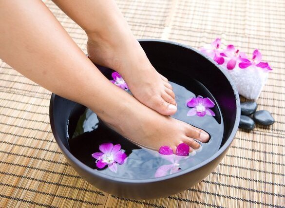 bain de pieds