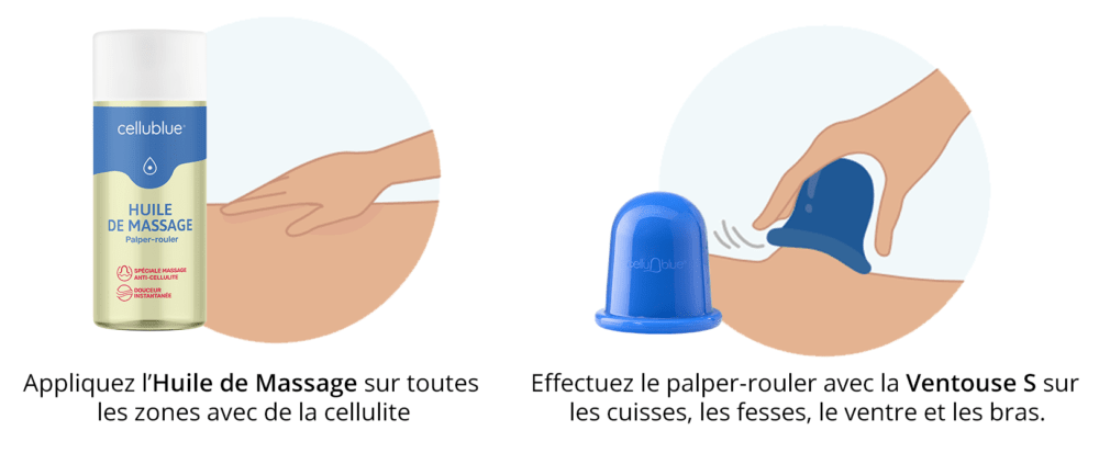 L'huile anti cellulite et la ventouse
