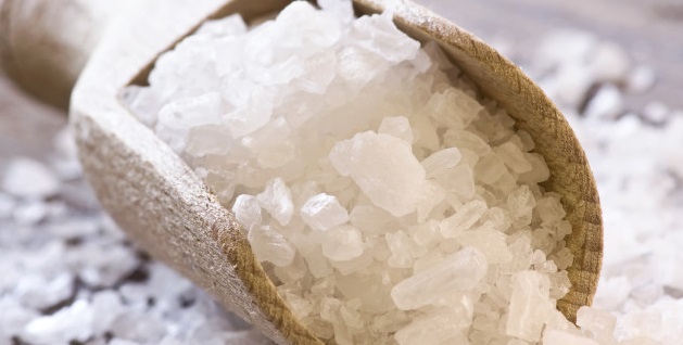 coarse salt body scrub