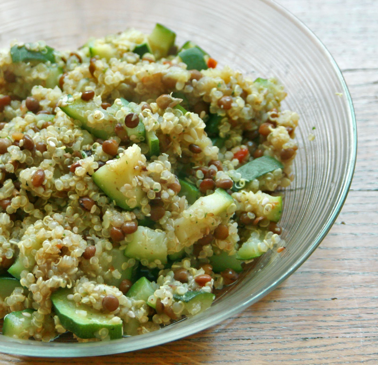 Quinoa et courgettes