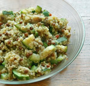 Quinoa et courgettes