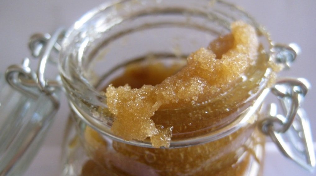 exfoliant miel