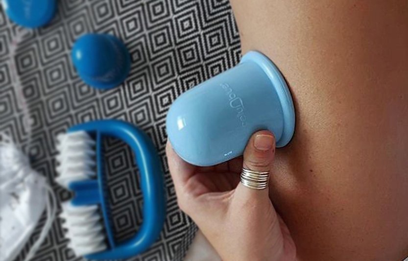 ventouse cellulite capitons incrustés