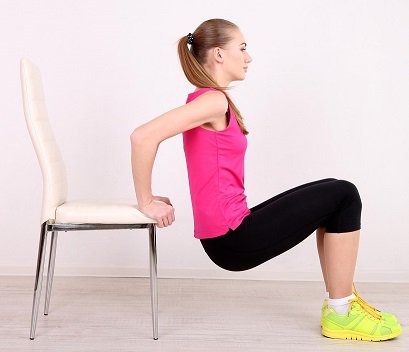 éliminer la cellulite sur les bras dips