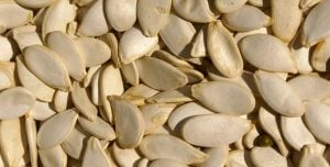 Las semillas de calabaza son una buena fuente de proteínas