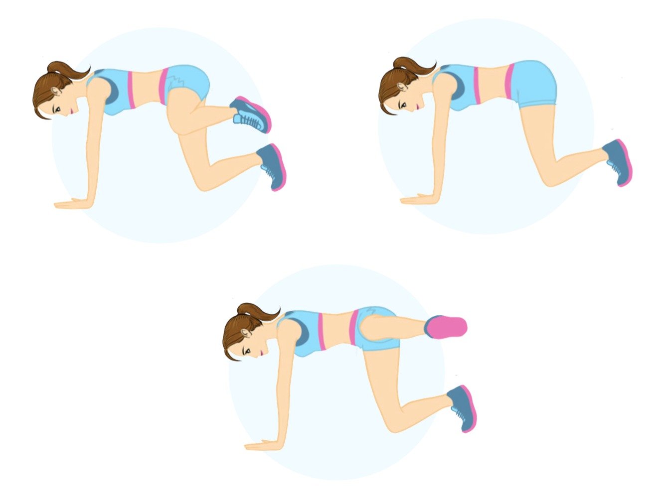 Las extensiones de pierna te ayudan a mantenerte en forma.