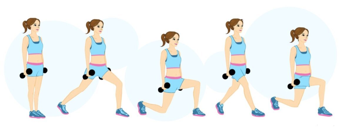Las zancadas, un ejercicio con muchos beneficios para tus músculos
