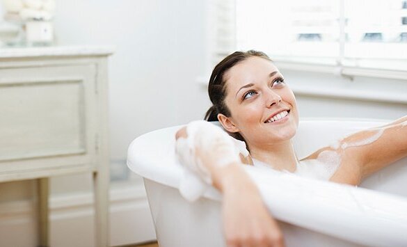 Soins hydratants bain au pamplemousse