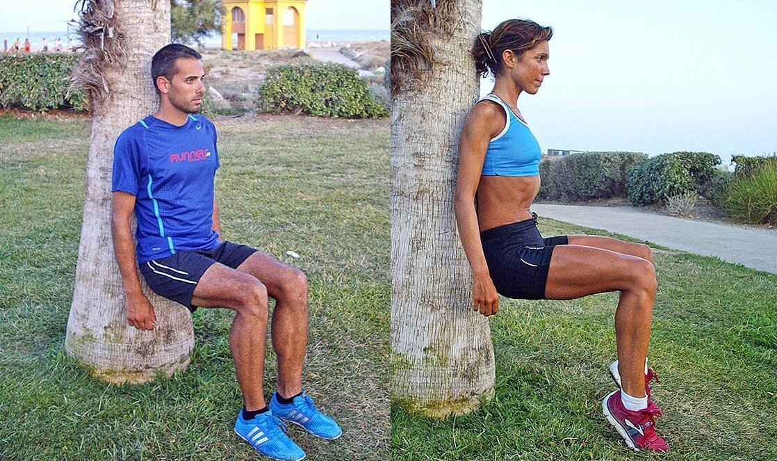 abdominales y glúteos: la silla
