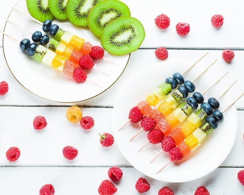 Pique nique healthy brochettes de fruits