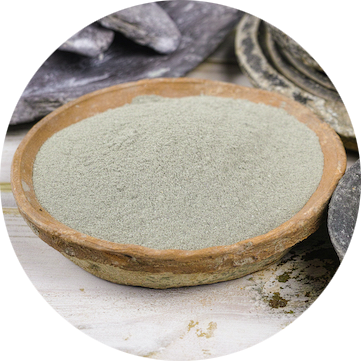 argile verte poudre