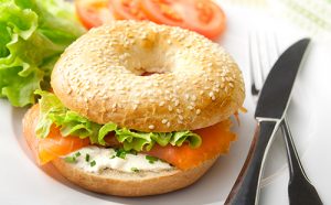 bagel with Smoked Salmon