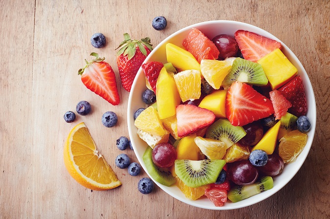 frutas después de hacer ejercicio 