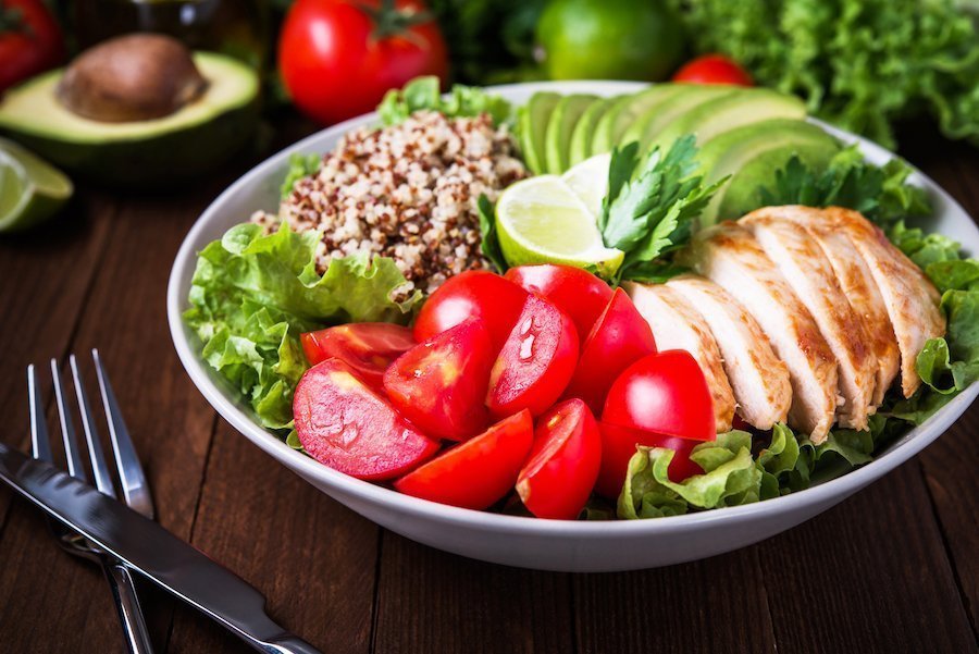 cellulite et alimentation salade