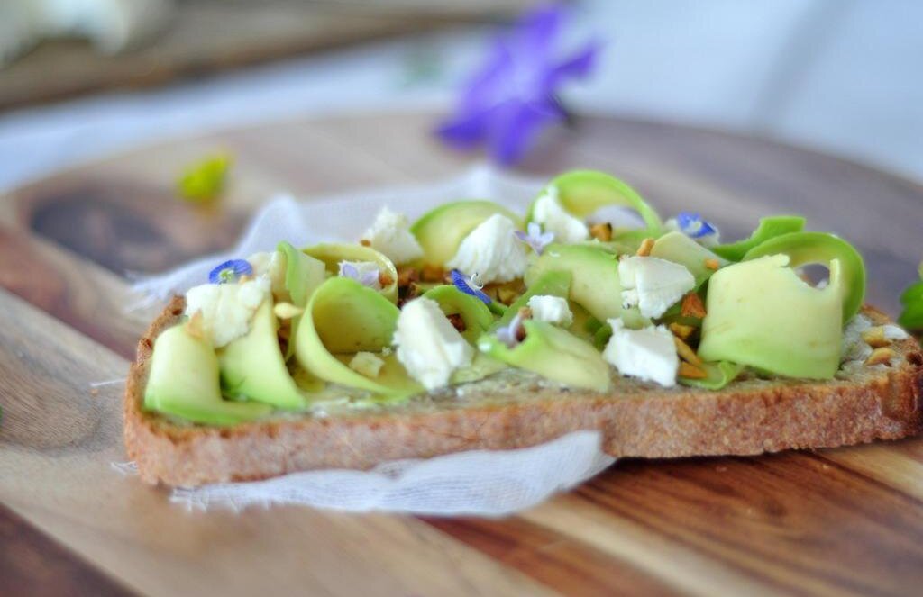 recettes rétention plus légère tartine avocat epinard