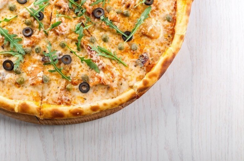 pizza légère polenta
