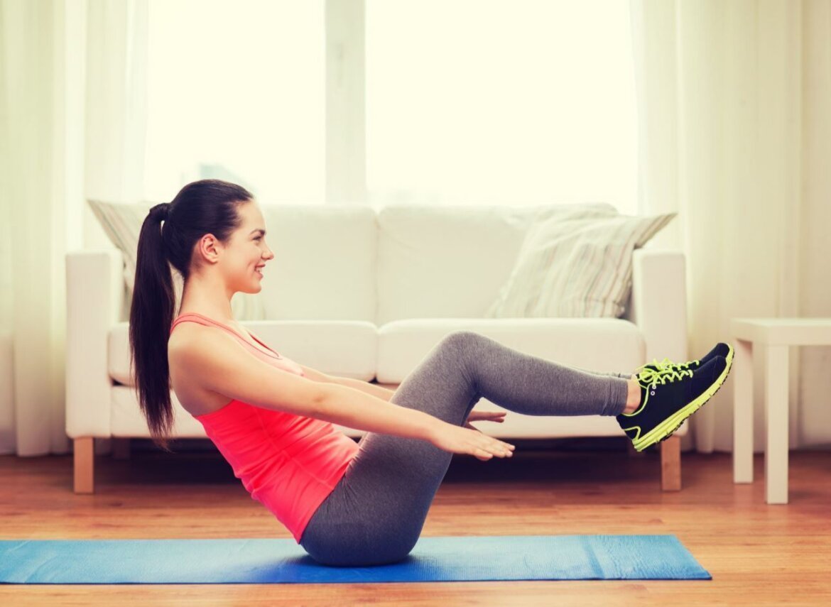 séance de yoga anti-cellulite bateau