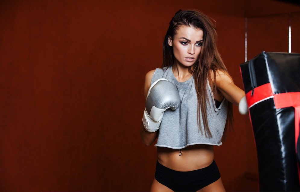 boxe féminine kick boxing