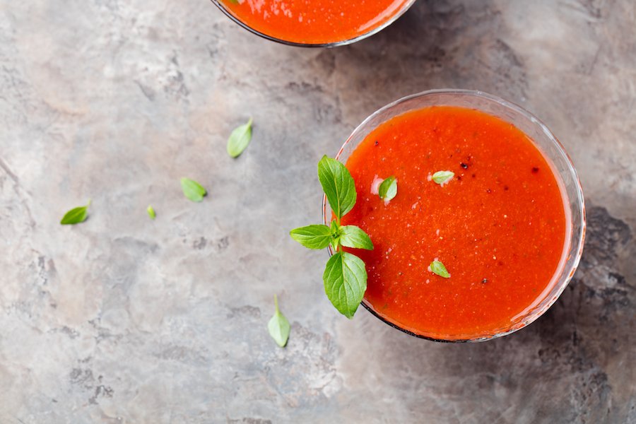 recettes sans sel gaspacho