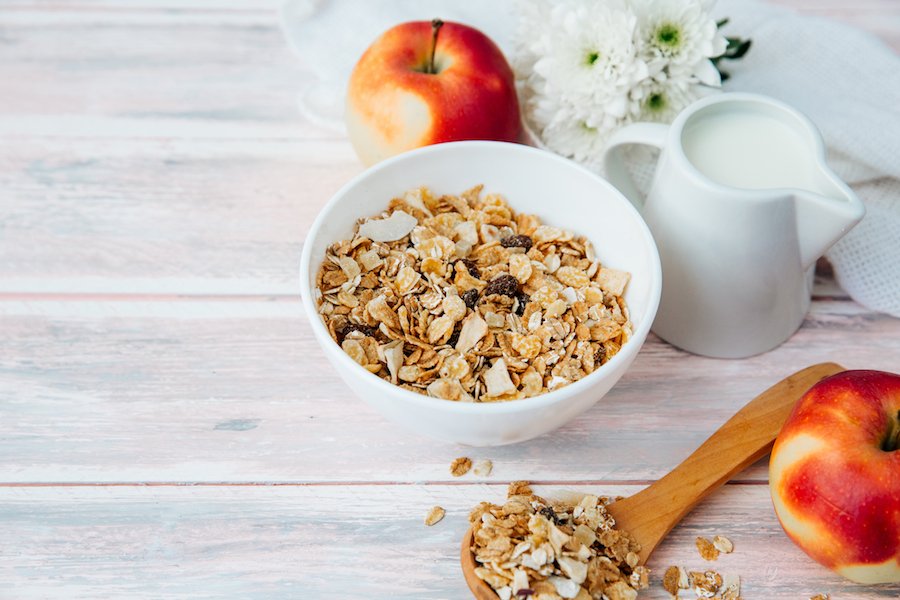 aliments minceur et anti-cellulite flocons d'avoine