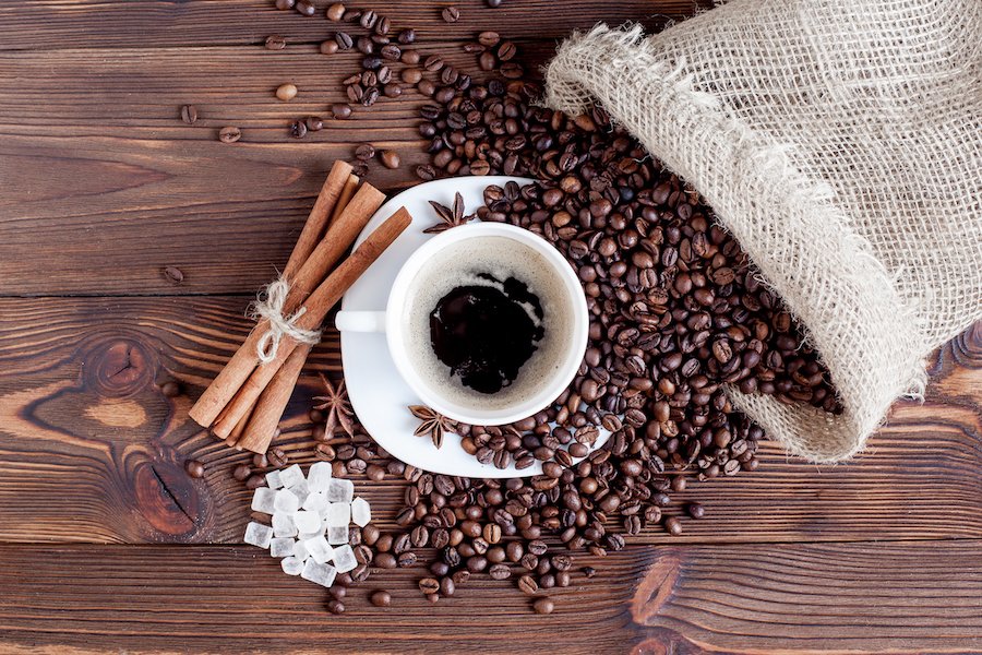 aliments anti-cellulite café