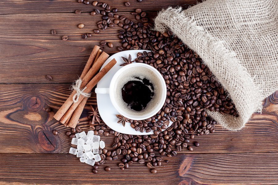 aliments anti-cellulite café