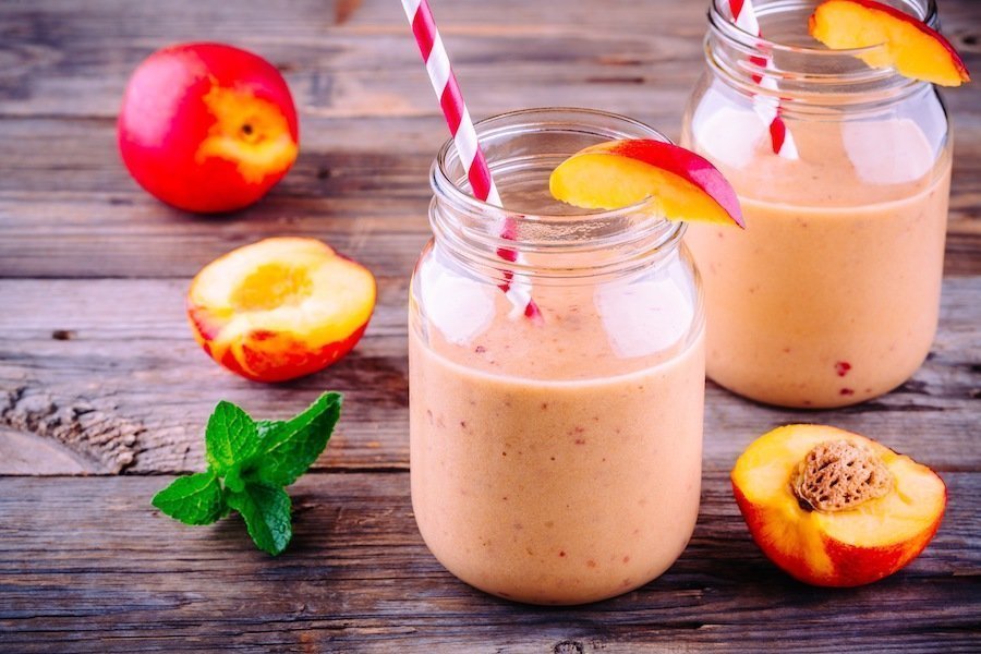 Smoothie peche fruit