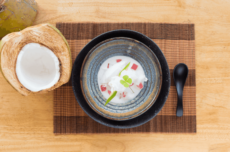 recettes anti-cellulite légumes pudding coco