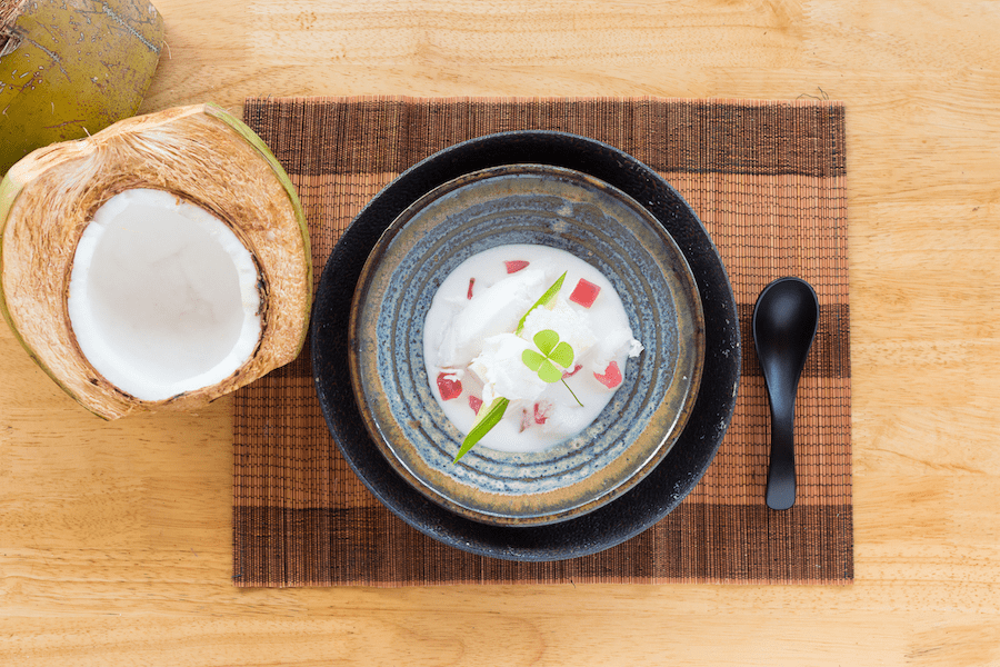 recettes anti-cellulite légumes pudding coco