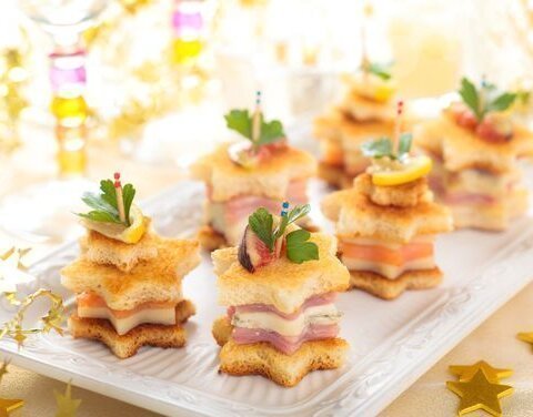 toasts saumon noel