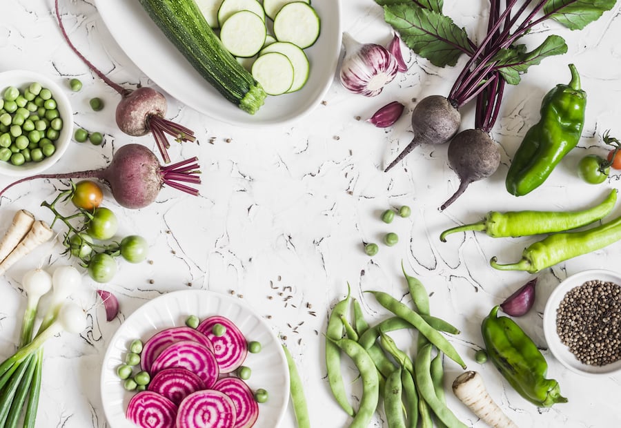 aliments anti-cellulite légumes