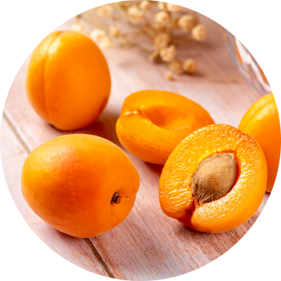 Abricot fruit cellulite