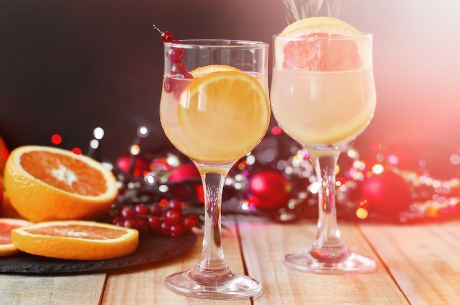 cocktail de noel limonade pamplemousse