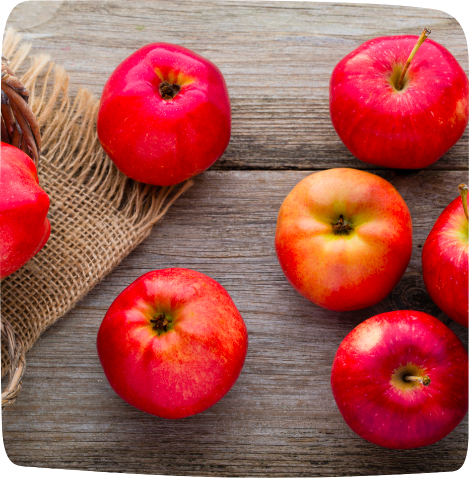 aliments ventre plat pomme