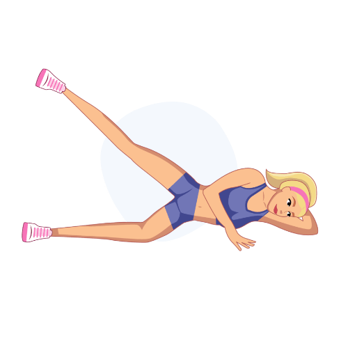 Ce qui marche vraiment pour perdre sa culotte de cheval - Levée de jambes latéraux