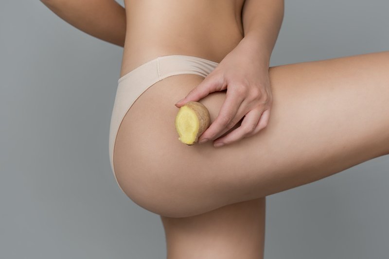 gingembre pour éliminer la cellulite