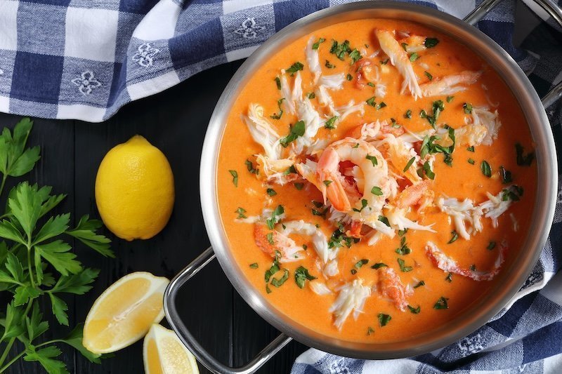 soupe thai crabe