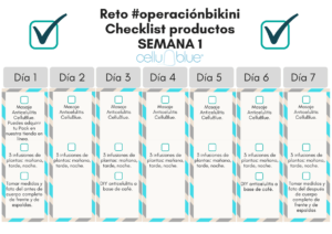 Reto Detox 21 días: checklist productos semana 1