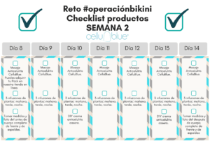 semana 2 del uso de productos 