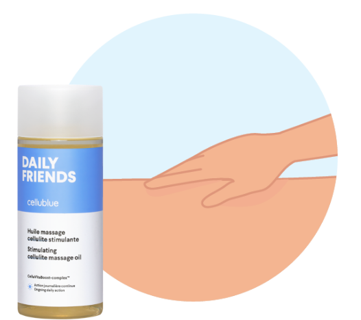 huile massage cellublue