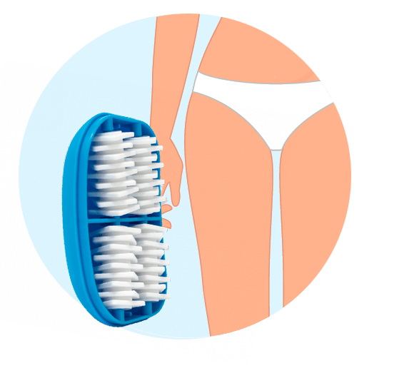 Masseur peau dorange utilisation