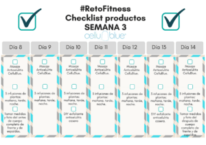 Usa tus productos cellublue para maximizar los resultados de las rutinas del reto fitness