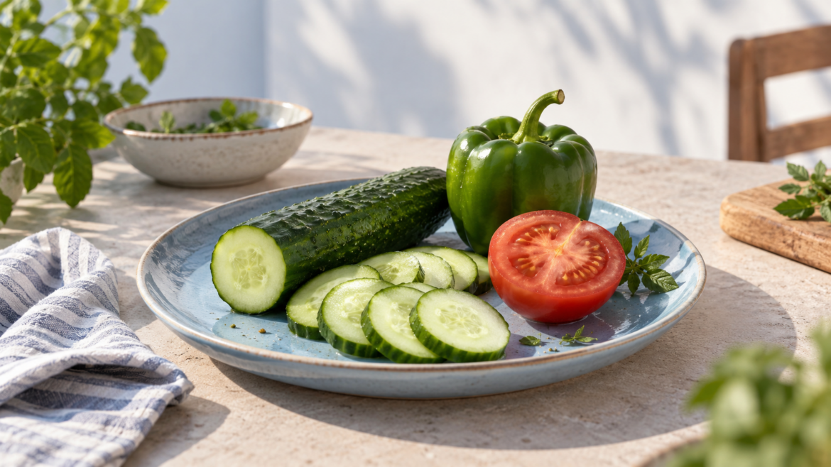 Pepino: composición, usos y recetas frescas