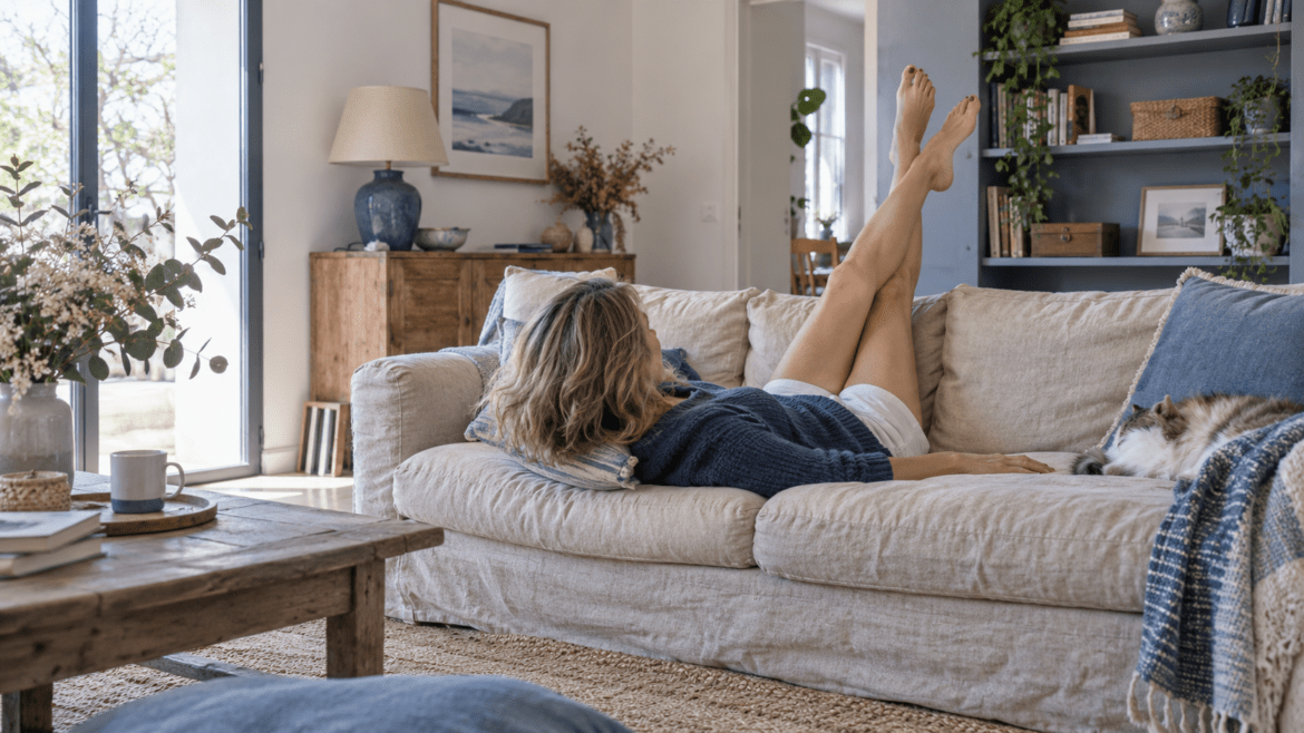 Dla leniwych: trening anti-cellulite na kanapie!