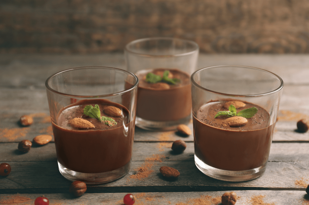 desserts vegan anti-cellulite crème chocolat
