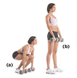 Ejercicio de levantamiento de pesas