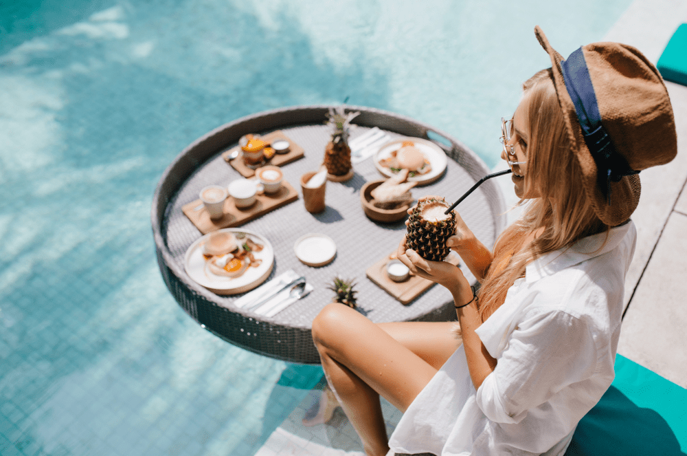ne pas grossir vacances repas extérieur
