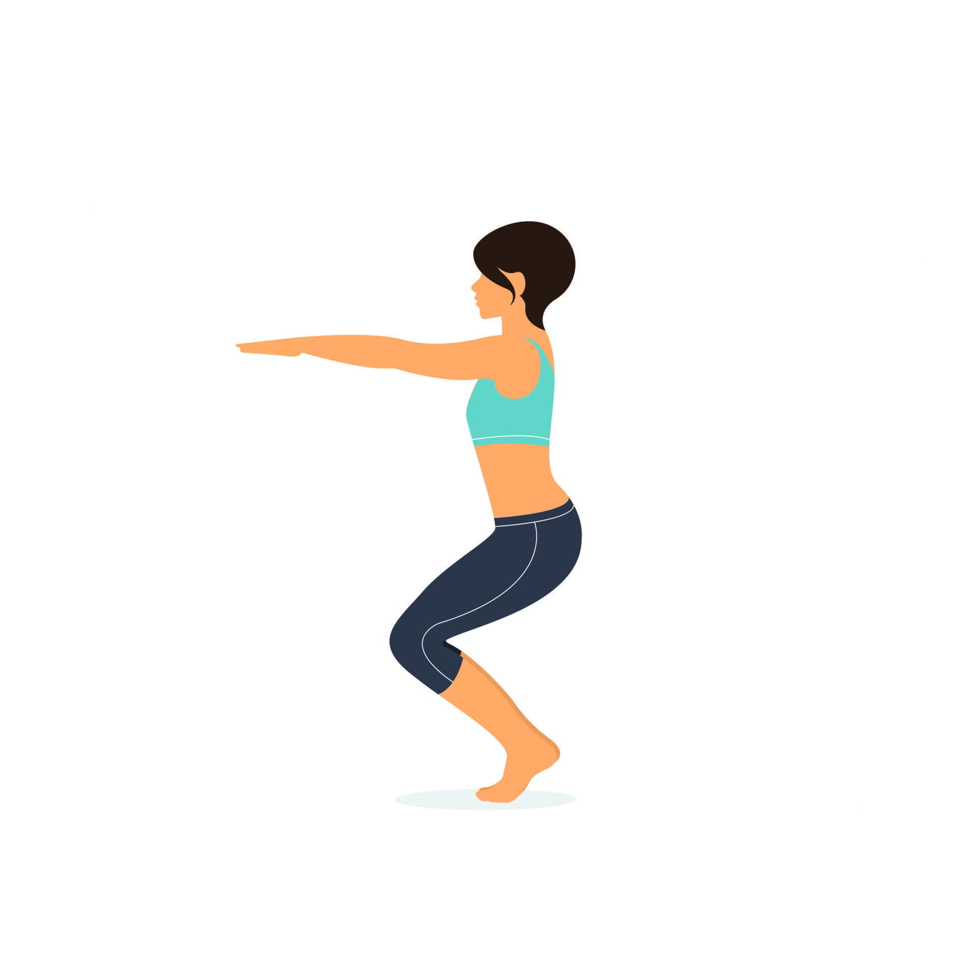 squat pour perdre des hanches