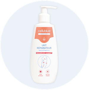 Lait reparateur vergetures