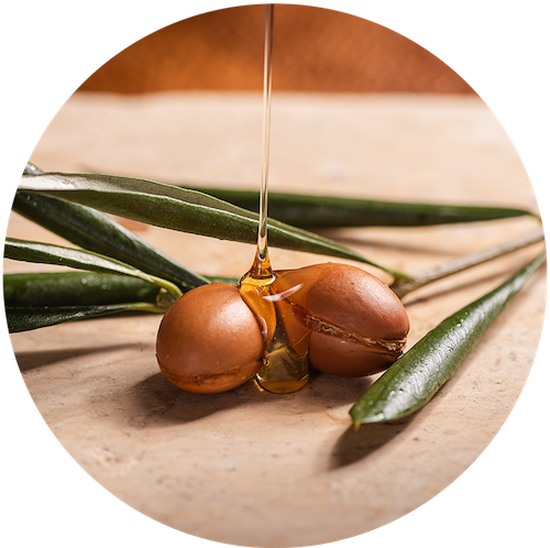 huile d'argan vergetures